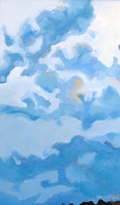 Memorial Sky - Oil on Canvas by Ken Van Der Does